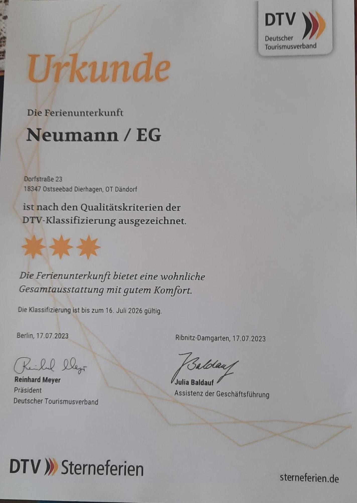 3***Ferienwohnungen Neumann Dandorf Экстерьер фото